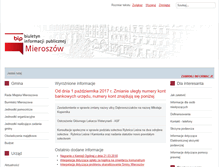 Tablet Screenshot of bip.mieroszow.pl